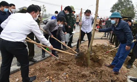 Hà Tĩnh: Huyện Lộc Hà tổ chức Lễ phát động “Tết trồng cây đời đời nhớ ơn Bác Hồ”