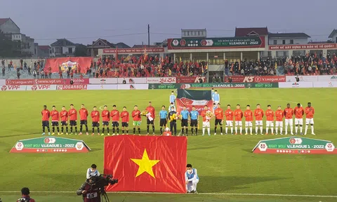 Hồng Lĩnh Hà Tĩnh thua trận mở màn V.League 2022 ngay trên sân nhà