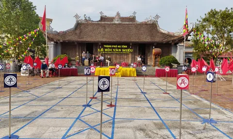 Tưng bừng Lễ hội Văn Miếu tại TP. Hà Tĩnh