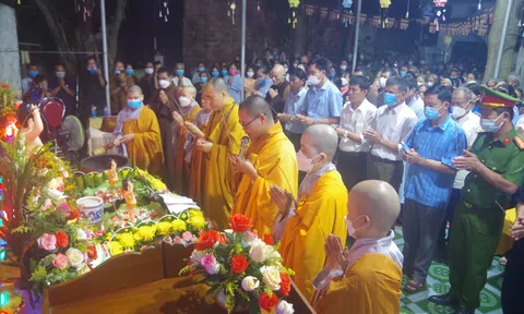 Chùa Minh Thịnh (Hà Tĩnh) trọng thể tổ chức Đại lễ Phật đản năm 2022, cầu nguyện quốc thái dân an