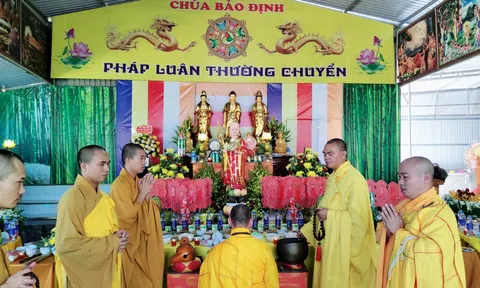 Chùa Bảo Định (Hà Tĩnh) tổ chức đại lễ Vu lan báo hiếu