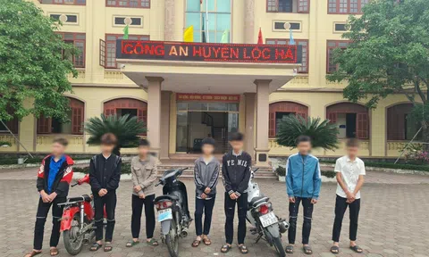 Công an Lộc Hà (Hà Tĩnh) làm rõ nhóm thanh thiếu niên lạng lách, đánh võng trước mặt lực lượng CSGT đang làm nhiệm vụ