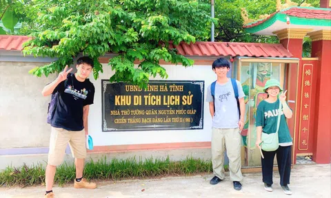 Sinh viên Trường ĐH Kyoto Sangyo (Nhật Bản) thực tập, khảo sát văn hóa truyền thống, đời sống nông nghiệp - nông thôn tại Hà Tĩnh