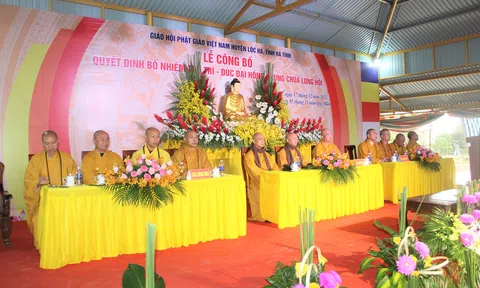 Hà Tĩnh: Long trọng tổ chức lễ bổ nhiệm trụ trì và đúc đại hồng chung tại chùa Long Hội