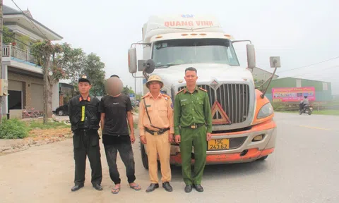 Tổ công tác 256 Công an Hà Tĩnh phát hiện 1 trường hợp lái xe dương tính với chất ma túy