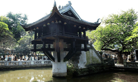 Khám phá kiến trúc Chùa Một Cột