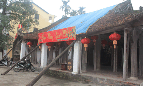 Xã Ngọc Tảo, Phúc Thọ: Khi di tích phải… chống nạng