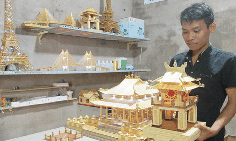 Nghệ thuật từ tăm tre