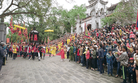 Linh thiêng Lễ hội đền Bà Triệu