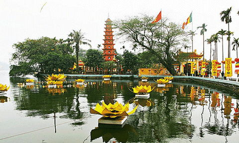 Chùa Trấn Quốc lọt top 10 ngôi chùa đẹp nhất trên thế giới