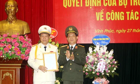 Vĩnh Phúc có tân Giám đốc Công an tỉnh
