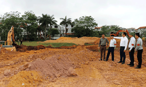 Vĩnh Yên thu hồi đất thực hiện dự án khu đất dịch vụ, đất ở tái định cư xã Định Trung