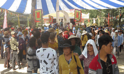 Lễ hội Vía bà Chúa xứ tại Khu di tích Gò Tháp 