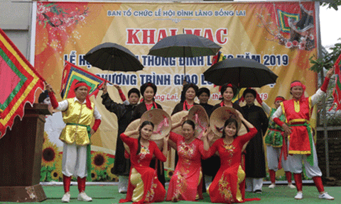 Lễ hội truyền thống Đình làng Bồng Lai