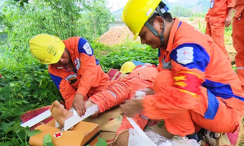 Điện lực Na Hang diễn tập xử lý sự cố, an toàn điện