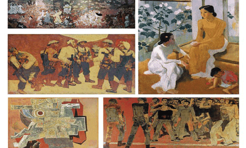 Bảo quản tranh bảo vật quốc gia rất đáng lo 