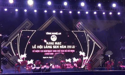 Nghệ An: Khai mạc lễ hội làng Sen 2019