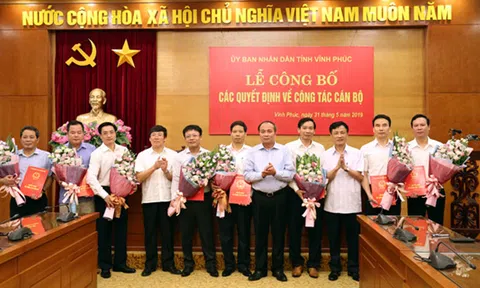 Vĩnh Phúc: Điều động và bổ nhiệm 8 vị trí lãnh đạo