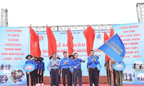 Tuổi trẻ Hà Tĩnh khởi động chiến dịch tình nguyện hè năm 2019 