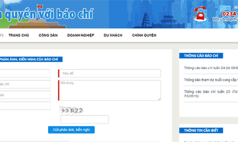 TT Huế: Ra mắt kênh thông tin tương tác chính quyền với báo chí