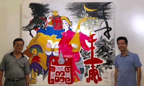 Những bức tranh kiều của hoạ sĩ Lê Trí Dũng