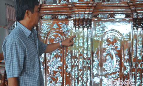 Trăm năm danh tiếng tủ thờ Gò Công