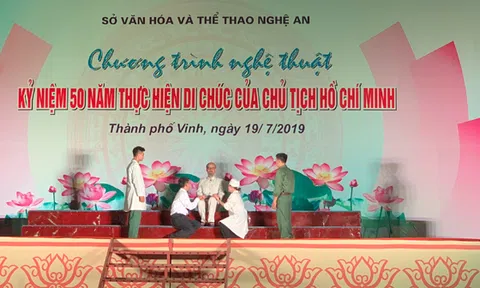 Nghệ An: Hoạt động kỷ niệm “50 năm thực hiện di chúc của Bác”