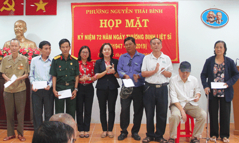 Phường Nguyễn Thái Bình: Kỷ niệm ngày thương binh liệt sỹ 27.7