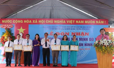 Phường Xuân Khánh đạt chuẩn văn hóa đô thị