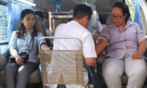 Ngày hội hiến máu ở Quận I - TP. Hồ Chí Minh