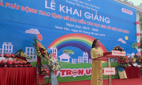Trường Tiểu học Khai Quang khai giảng năm học mới