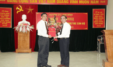 Tuyên Quang: Bí thư Huyện ủy Lâm Bình được điều động, bổ nhiệm giữ chức Phó Trưởng Ban Tổ chức Tỉnh ủy