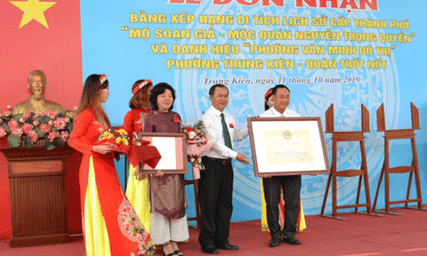 Mộ soạn giả Mộc Quán - Nguyễn Trọng Quyền được xếp hạng Di tích Lịch sử