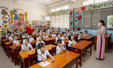70.000 trẻ em ở Vĩnh Long sẽ thụ hưởng chương trình sữa học đường
