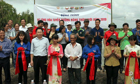 Nhiều hoạt động xây dựng nông thôn mới tại huyện Cần Giờ