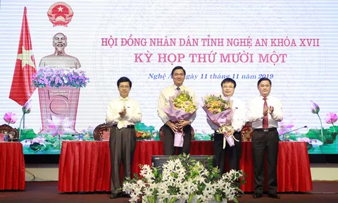 Nghệ An có 2 tân Phó Chủ tịch UBND tỉnh 