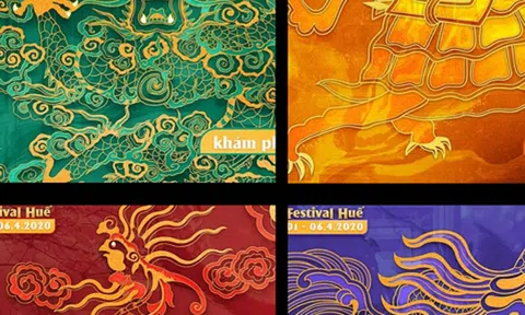Bốn linh vật được chọn làm hình ảnh nhận diện Festival Huế 2020
