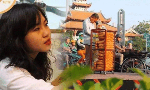 Nét đẹp đời thường: Cô sinh viên kinh tế và tủ bánh mỳ miễn phí