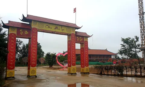 Vụ xây chùa Phúc Lạc trái phép: Sở Xây dựng Nghệ An đùn đẩy trả lời báo chí?