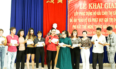 Khánh Hoà: Khôi phục bài chòi dân gian ở Ninh Hòa