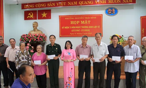 Phường Nguyễn Thái Bình với công tác "Đền ơn đáp nghĩa"