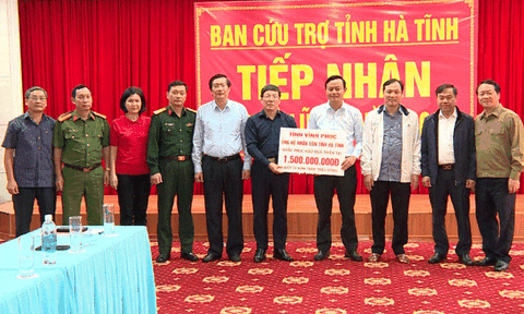 Vĩnh Phúc: Ủng hộ hơn 10 tỷ đồng cho 5 tỉnh miền Trung