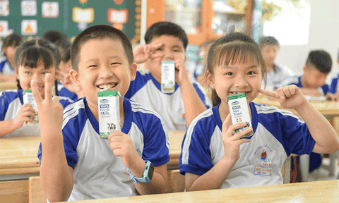 Chương trình Sữa học đường TP.HCM mở rộng đến 24h quận, huyện