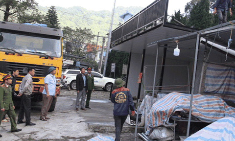 Vĩnh Phúc: Tháo bỏ các công trình xây dựng trái phép ở thị trấn Tam Đảo