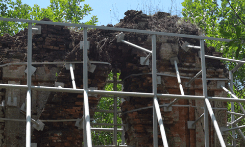 “Báu vật” hình quả cau trên tay tượng nữ thần Tara