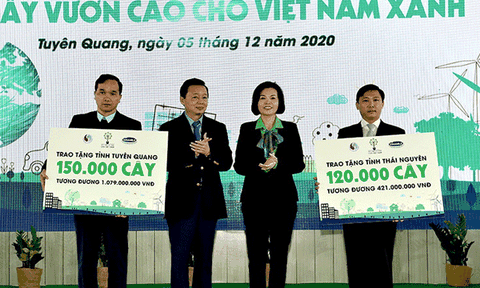 Hoàn thành mốc “Một triệu cây xanh cho Việt Nam”