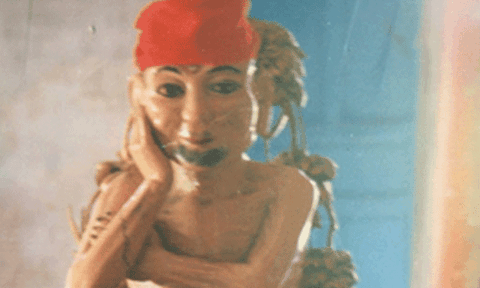 Độc đáo bức tượng cổ Ông Lo Đời ở chùa Phước Lâm