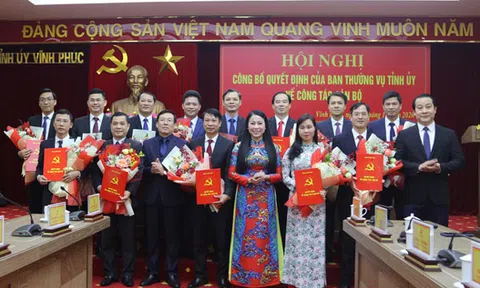 Vĩnh Phúc: Quyết định nhân sự mới