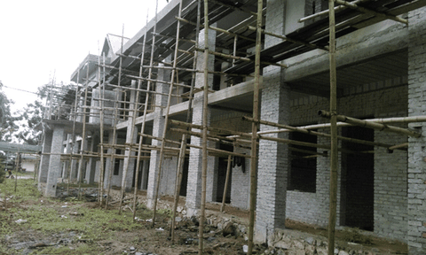 Hà Tĩnh: Cty TNHH xây dựng HAVICONS “ngâm” công trình, trường học căng mình lo an toàn cho học sinh