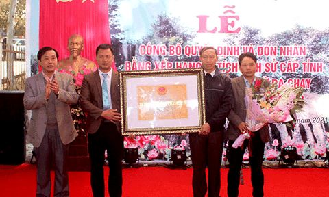 Khu căn cứ cách mạng Vừ Pa Chay được xếp hạng di tích lịch sử cấp tỉnh